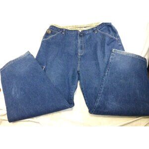 Pure Playaz Just Bangin Blue Denim Jeans With Cargo Pocket Mens 42x30 Relaxed Fi